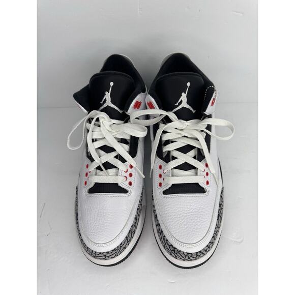 NWOB Nike Air Jordan 3 Retro Infrared 23 White-Black-Gray 136064-123 Size US 9.5 - Picture 4 of 8